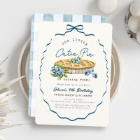 Pequeno Bolo de Mirtilo Azul Aniversário