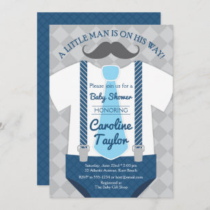 Convite Pequeno Chá de fraldas