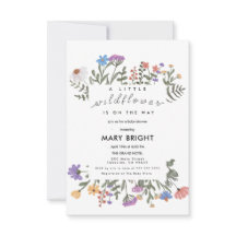 Pequeno Chá de fraldas de Campo de Tema Wldflower