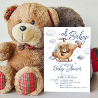 Pequeno chá de fraldas de helicóptero piloto