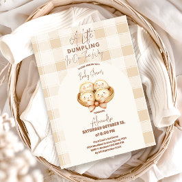 Convite Pequeno Chá de fraldas de lixo