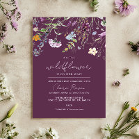 Pequeno Chá de fraldas Floral Roxo de Plum