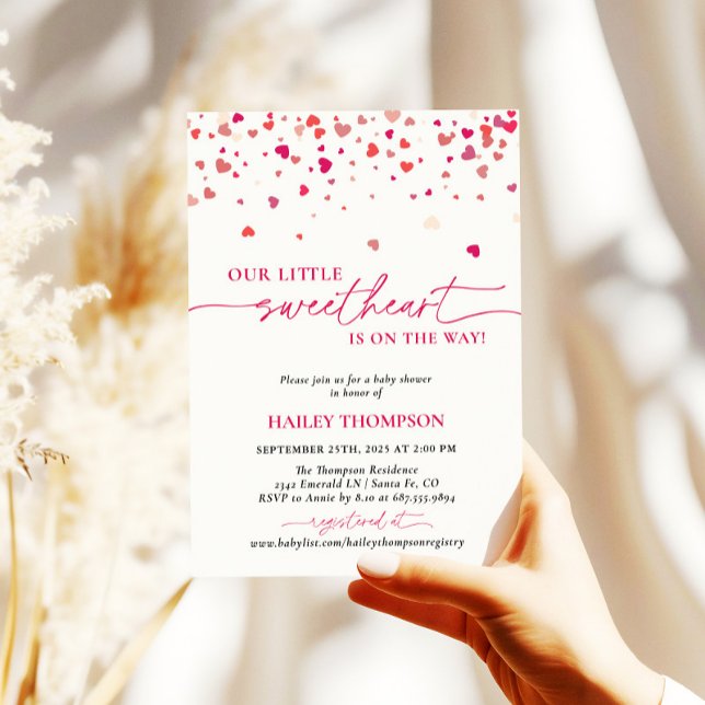 Convite Pequeno Chá de fraldas Swetheart Convide, Chá de f (Criador carregado)