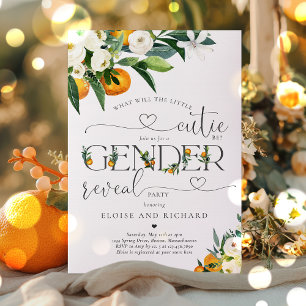 Convite Pequeno Citrus Laranja Gênero de Citrus