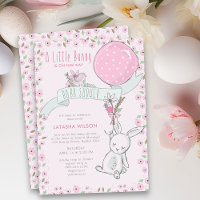 Pequeno coelho com Chá de fraldas de Garota Bonita