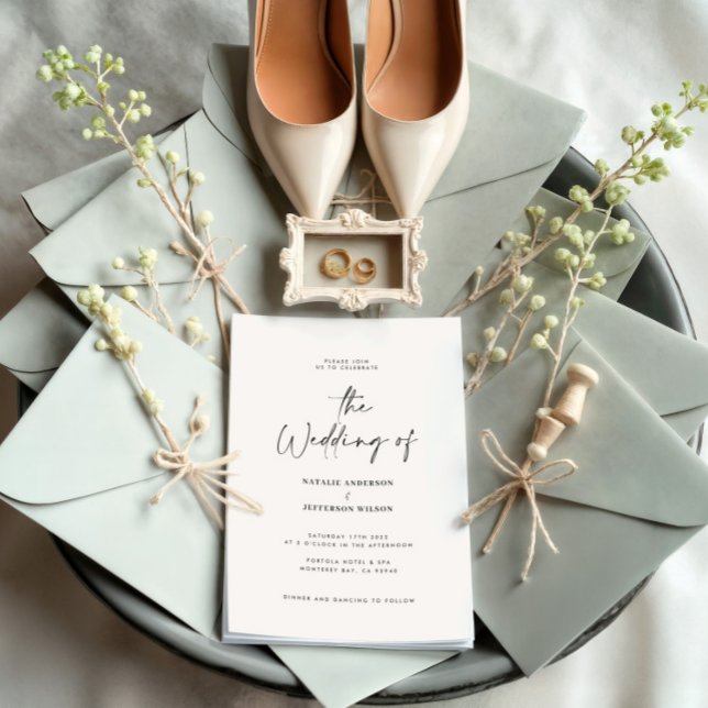 Convite Pequeno detalhe branco preto moderno Código QR cas (Criador carregado)