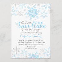 Pequeno Floco de Neve Menino Chá Prata Azul