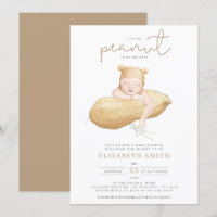 Pequeno Gênero de amendoim Neutro De Aquarela Bebê