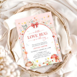 Convite Pequeno Inseto de flor selvagem