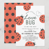 Pequeno Inseto Ladybug Chá de fraldas a unidade