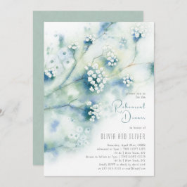 Convite Pequeno Janto de ensaio das flores brancas