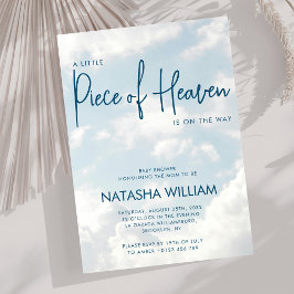 Convite Pequeno Pedaço de Nuvens Azuis do Céu Céu