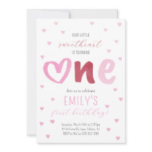 Pequeno primeiro aniversario de Corações Vermelhos