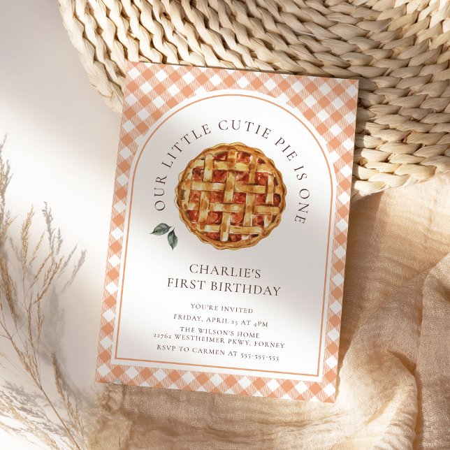 Convite Pequeno primeiro aniversario de Pizza Fall (Criador carregado)