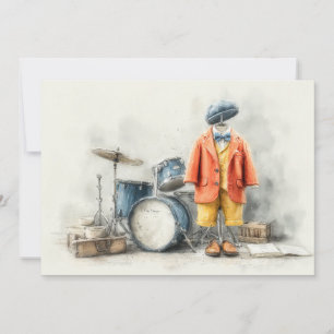 Convite Pequeno primeiro aniversario Maestro