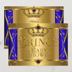 Convite Pequeno Príncipe Churrasco de Bebê Menino Azul Reg