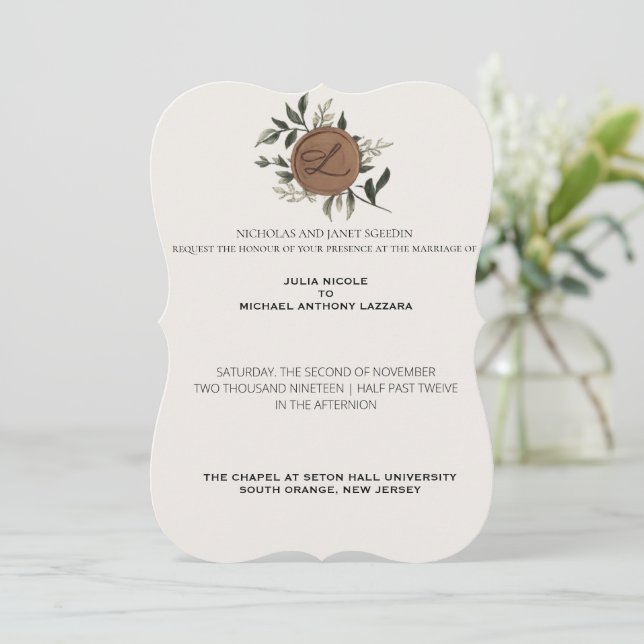 Convite Perfeitamente Convidado  (Em pé/Frente)