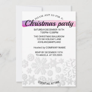 Convite Perfeito, Elegante, Flakes, Natal Branco