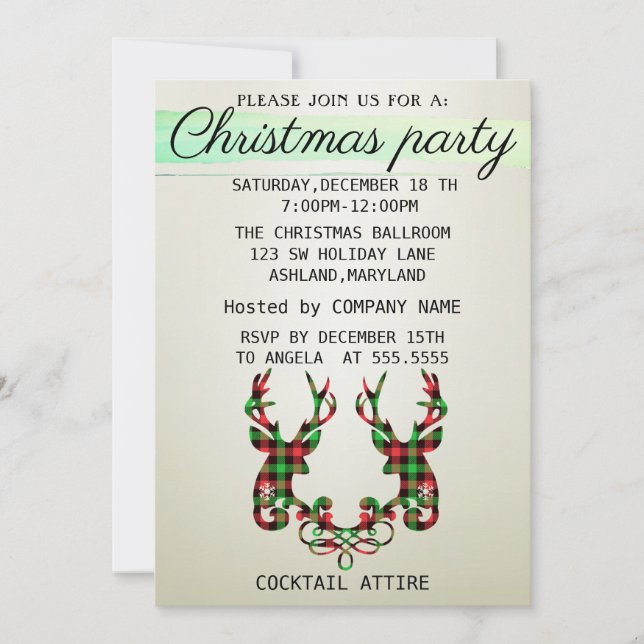 Convite Perfeito, Elegante, Marcado Natal De Rebelde (Frente)