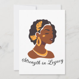 Convite Perfeito para a celebração do Mês da História Negr