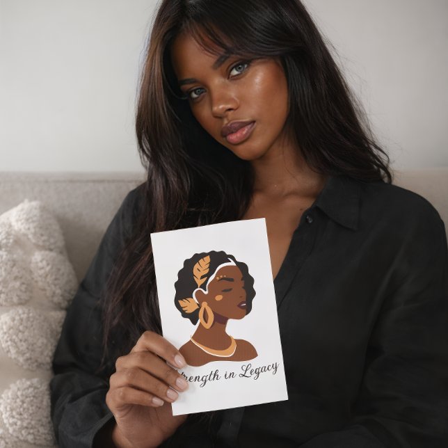 Convite Perfeito para a celebração do Mês da História Negr (Legacy is more than memory.
It is strength carried forward.
Honoring the past.
)