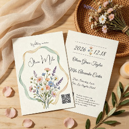 Convite Perfeito para casamentos no jardim, boho e no camp