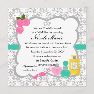 Convite Perfume bonito