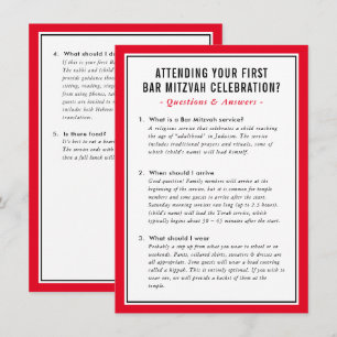 Convite Perguntas sobre informações do serviço MITZVAH - v