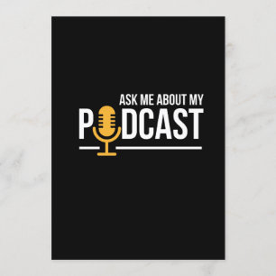 Convite Pergunte-me sobre meu podcast para Podcasters
