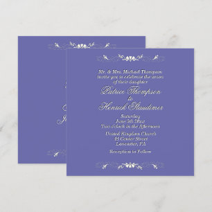 Convite Peri Periwinkle Wedding