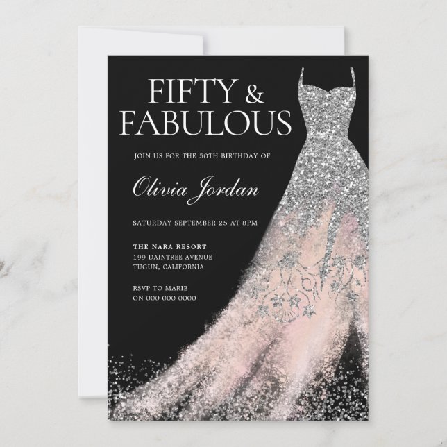 Convite Perigo de Estirpe de Estirpe de Prata 50º Aniversá (Frente)