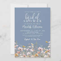 Periwinkle Wildflower Bridal Shower