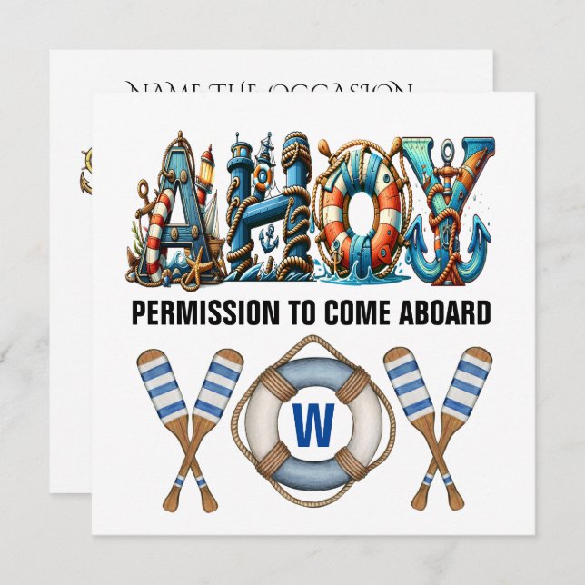 CONVITE PERMISSÃO PARA ABORDAR (Frente/Verso)