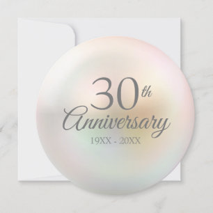 Convite Pérola de 30 Anos de Casamento