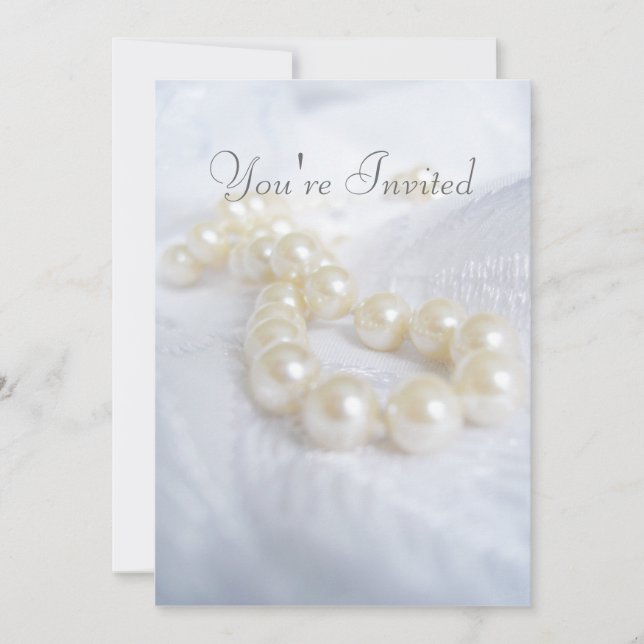 Convite Pérolas da Mãe (Frente)