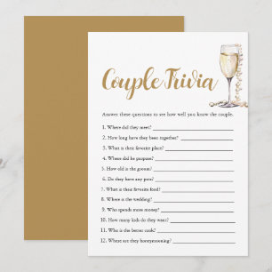 Convite Pérolas Douradas e Casal Prosecco - Jogo Bridal