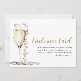 Convite Pérolas Douradas Elegantes e Placa de Gabinete Pro