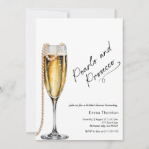 Pérolas e Chá de panela moderno mínimo de Prosecco