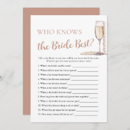 Convite Pérolas e Prosecco que conhecem o melhor jogo da n