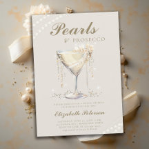 Pérolas Prosecco Marfim Chá de Noiva Elegante Brun