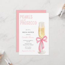Pérolas rosa e Chá de panela mínimo do Prosecco