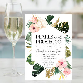 Convite Pérolas Tropicais e Chá de panela Prosecco