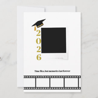 Convite Personalisable photo graduation Card