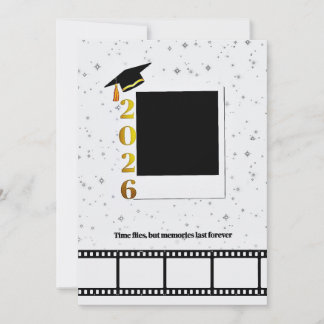 Convite Personalisable Photo graduation Card Invitation