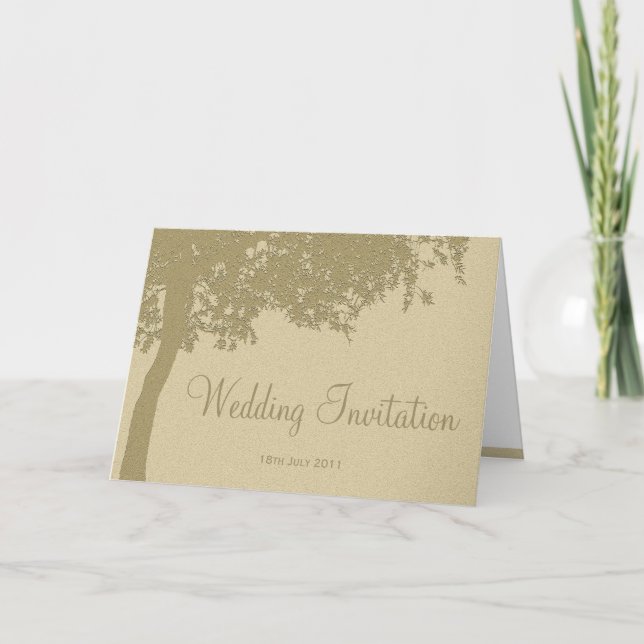 Convite Personalised Wedding Invitation with RSVP (Frente)