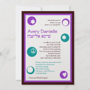 Convite Personalização de Avery Danielle
