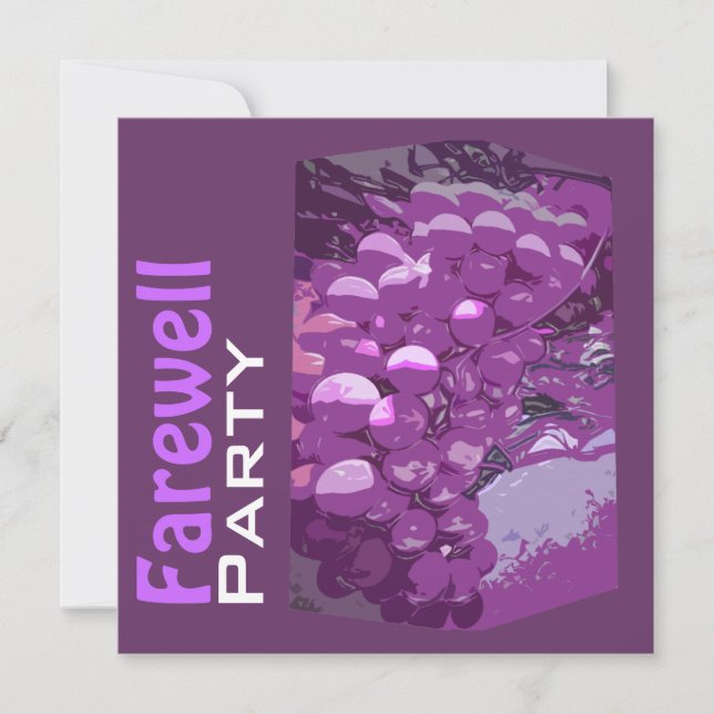 Convite Personalização elegante do partido de aposentadori (Frente)