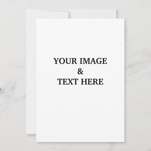 Convite Personalizada Personalizada Sua Própria Foto (Frente)