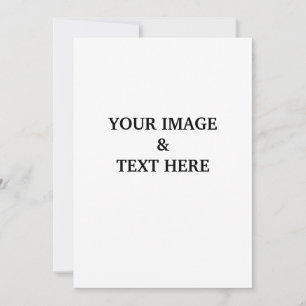 Convite Personalizada Personalizada Sua Própria Foto