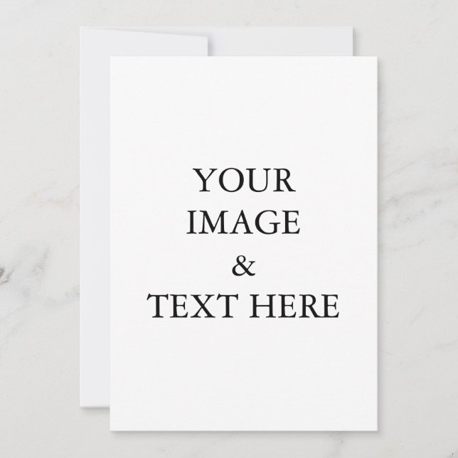 Convite Personalizada Personalizada Sua Própria Foto (Frente)